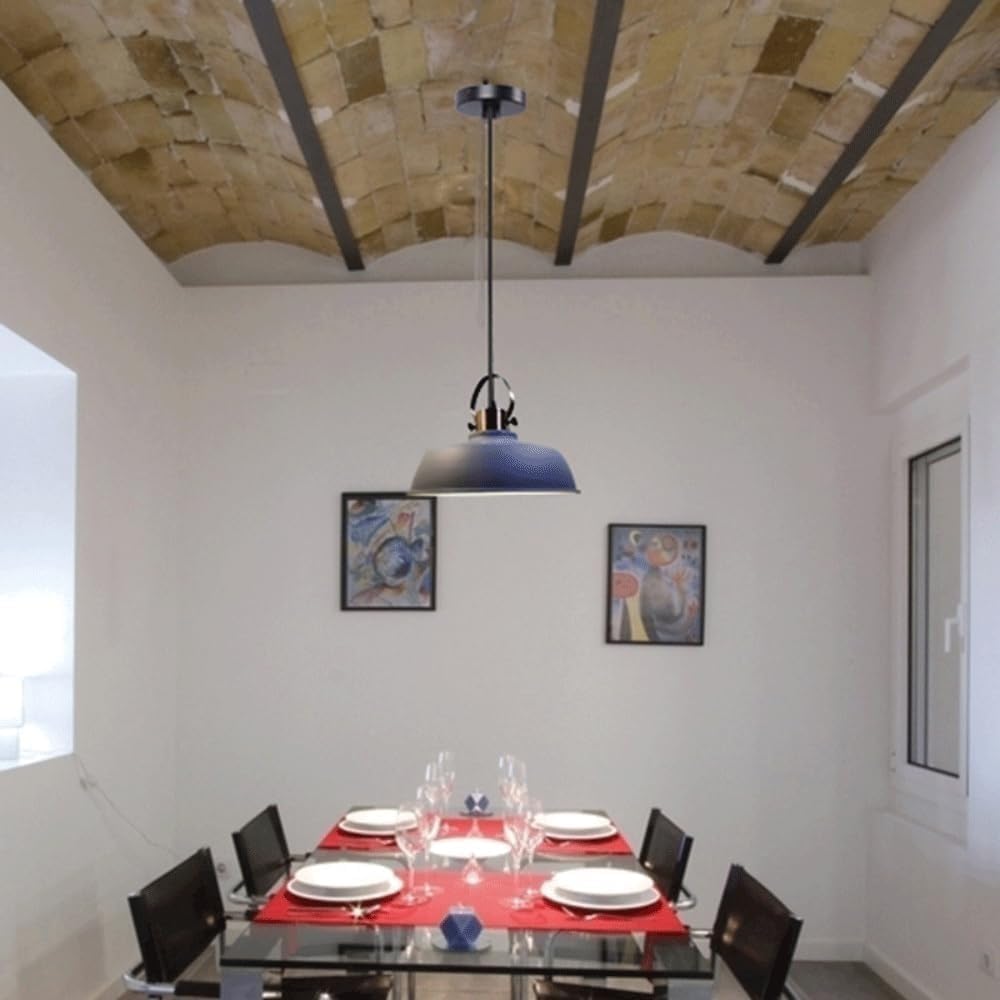 Wytrzymała i trwała żelazna lampa wisząca, odporna na rdzę, szara, minimalistyczna dekoracja domu, lampa wisząca z liny, do restauracji, sypialni