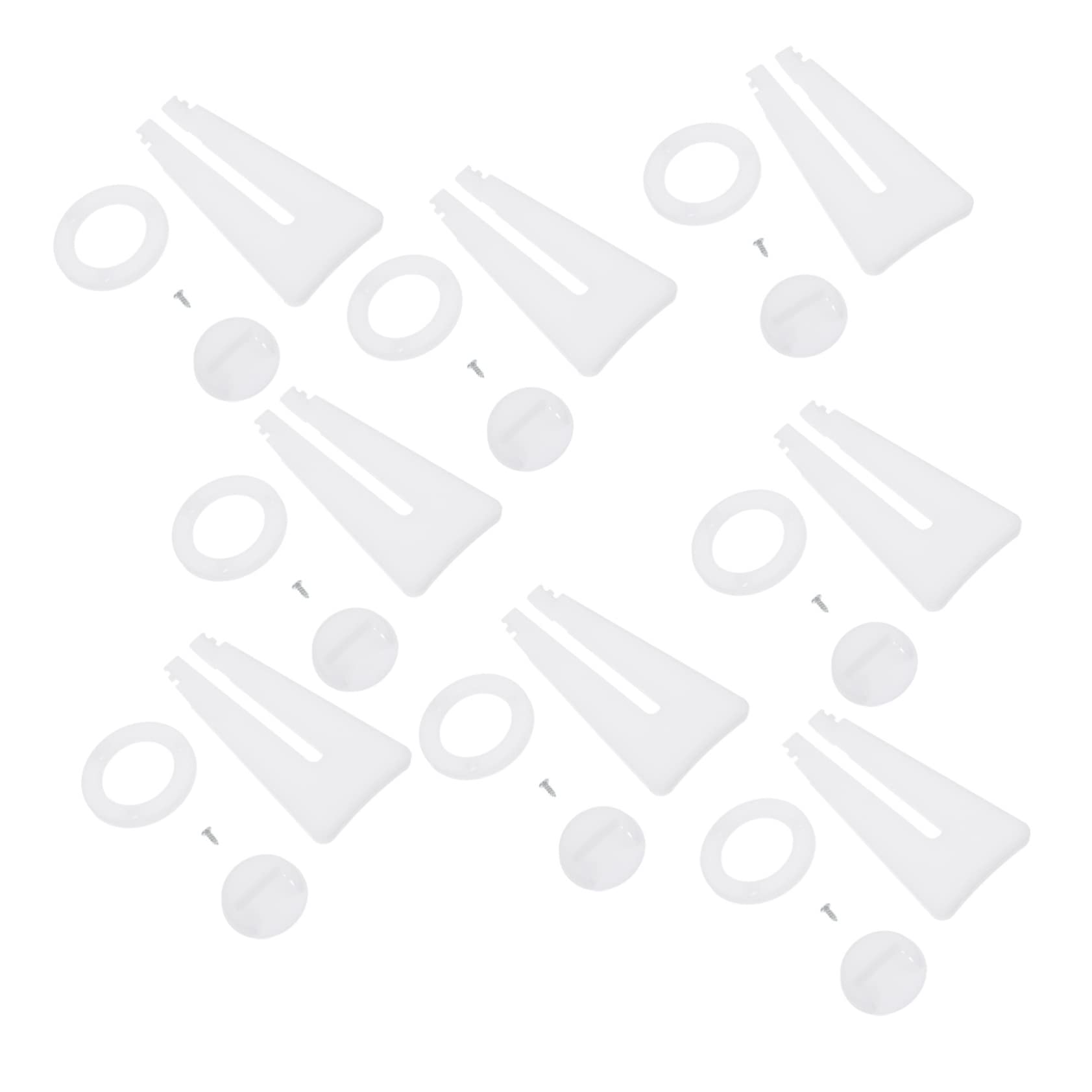 Set 12 Supporti Per Cornici Foto - Cavalletti Girevoli In Plastica Per Esposizione - Foto 7