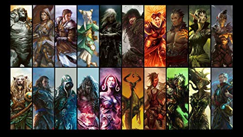 HiddenSupplies.com Planeswalkers Compatible with Magic The Gathering, Pokemon, Yugioh Playmat TCG Gaming Mat 24 x 14 Inch