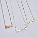 MyNameNecklace Personalized Custom Classic Name Necklace in Sterling Silver 925 or Gold Plating - Custom Jewelry for Her silver