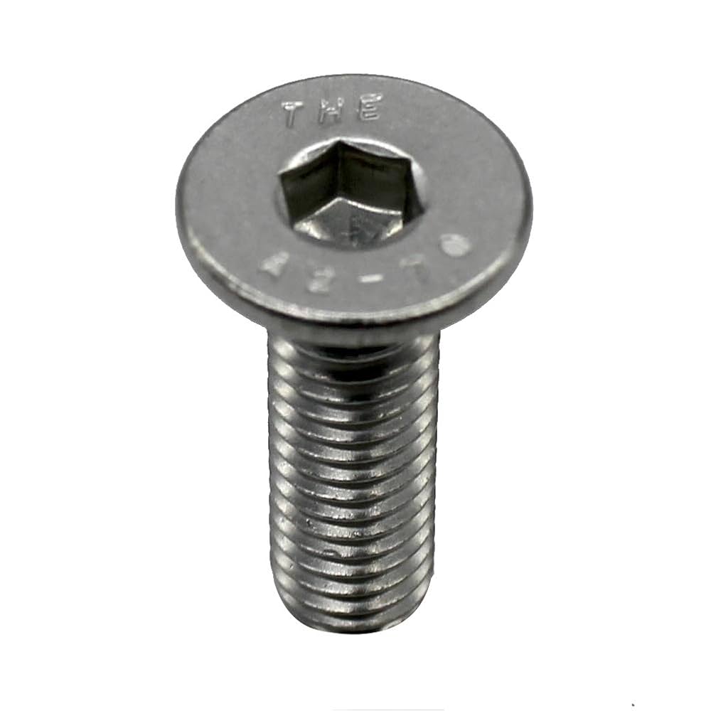 M3 Flat Head Countersunk Screw Kit,M3 4mm/5mm/6mm/8mm/10mm Stainless Steel Machine Countersunk Screws Bolt Fastener Pack Of 100 (5mm