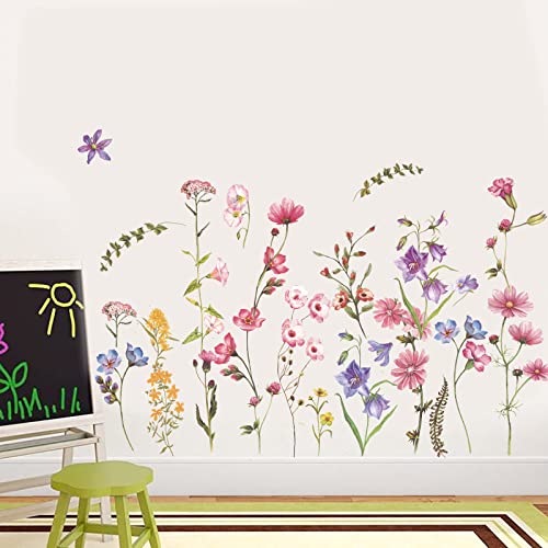 6 Pegatinas de Flores para Pared Juego de 6 Piezas miniatura 1