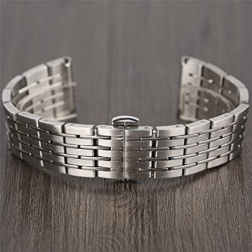 Sangle ajustable 22 mm en acier inoxydable à couper pour poignet