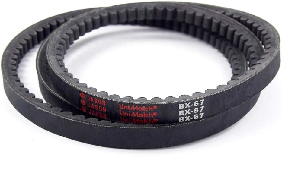 Jason IndustrialJason Industrial AX49 Cogged Classical V-Belt. 51" Outside Length, 1/2-inch Top Width, 5/16-inch Thick