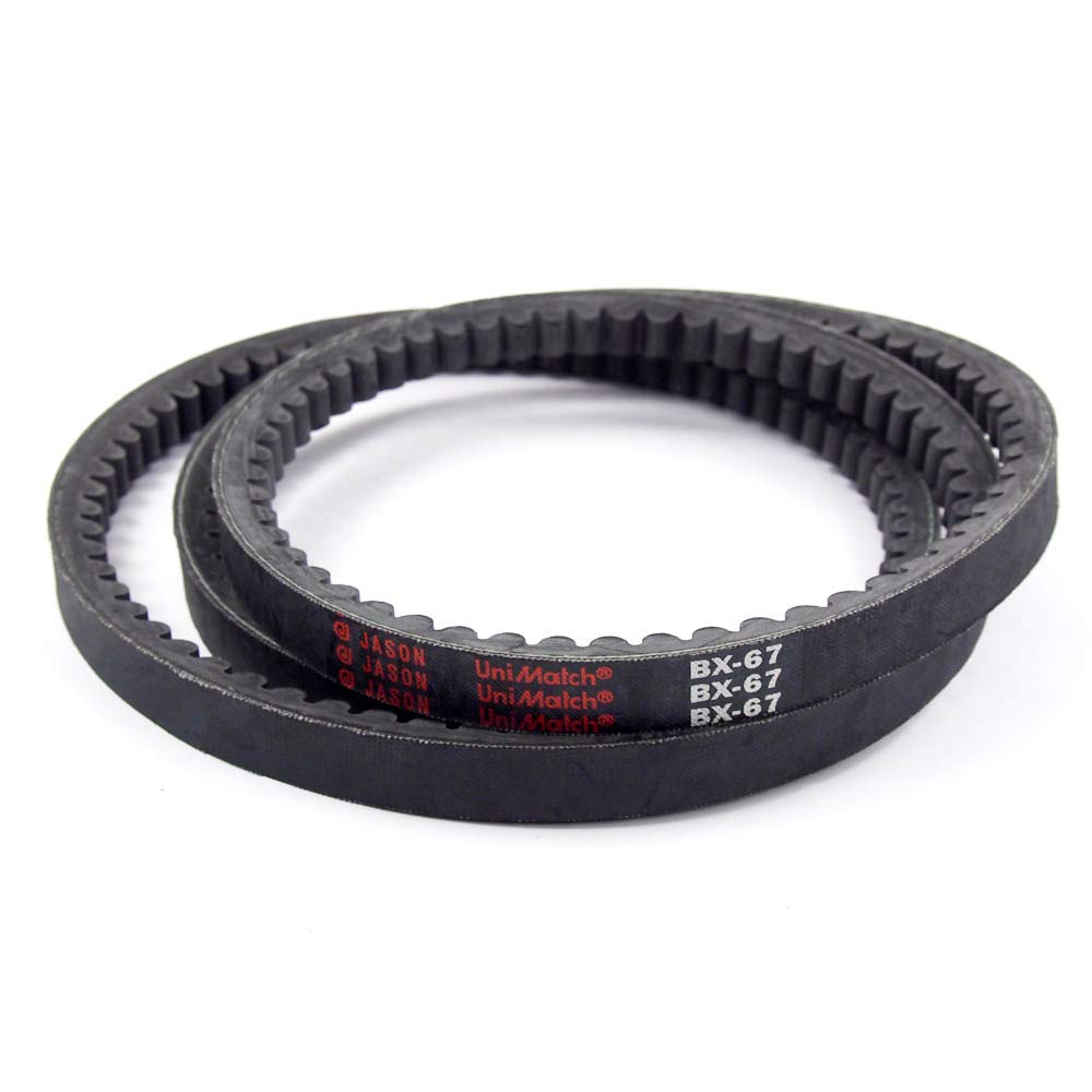 BX30 Cogged Classical V-Belts. 33 Outside Length, 21/32-inch Top Width, 13/32-inch Thick