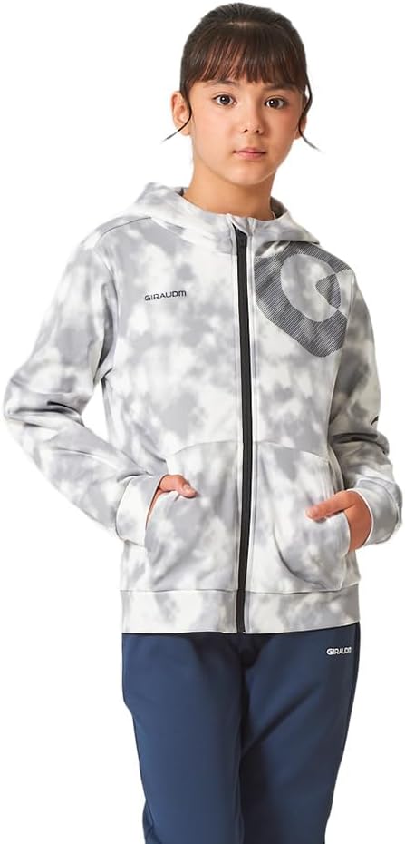 ジローム（GIRAUDM） ジュニア BRUSHED フリース ジャケット SW5F0017-TR862-GRDSH WHT