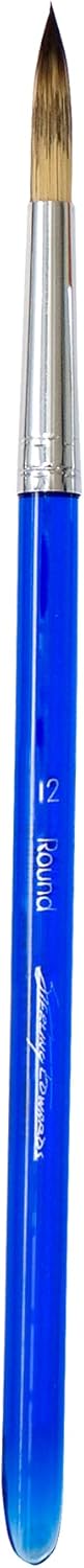Sterling Edwards Signature Series Watercolor Artist Paint Brush - Round 12 - Single Paintbrush - 2 Pack