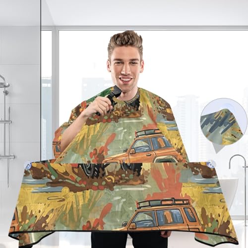 Capa de barbero impermeable profesional para hombre miniatura 6