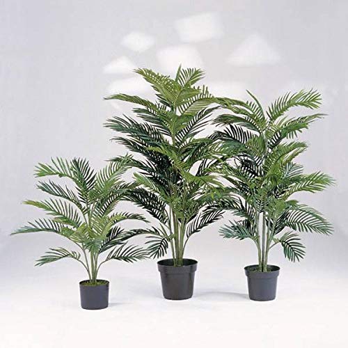 Palmier Artificiel Areca 1,8 M - Plante Tropicale En Pot Blanc, Tronc épais - Décoration Intérieur/extérieur, Entretien Zéro, Réaliste - 9