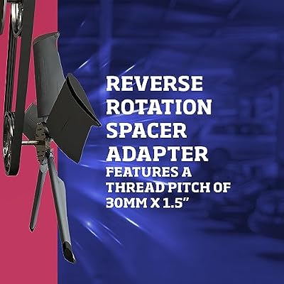 Flex-A-Lite 1-1/2 Inch Thread-On Fan Spacer and Adapter, Reverse Rotation Fan Spacer (851/113291)