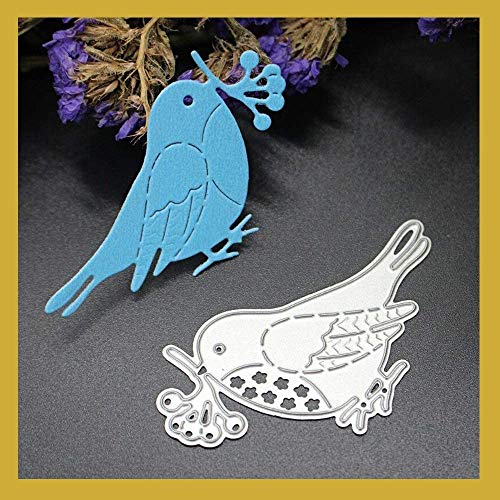 9 Pcs Carbon Steel Embossing Birds Cutting Dies Stencils Scrapbooking Bird Die Cuts for DIY Albums, Kids Crafts, New Year/Wedding/Valentine's/Present/Greeting Cards Making