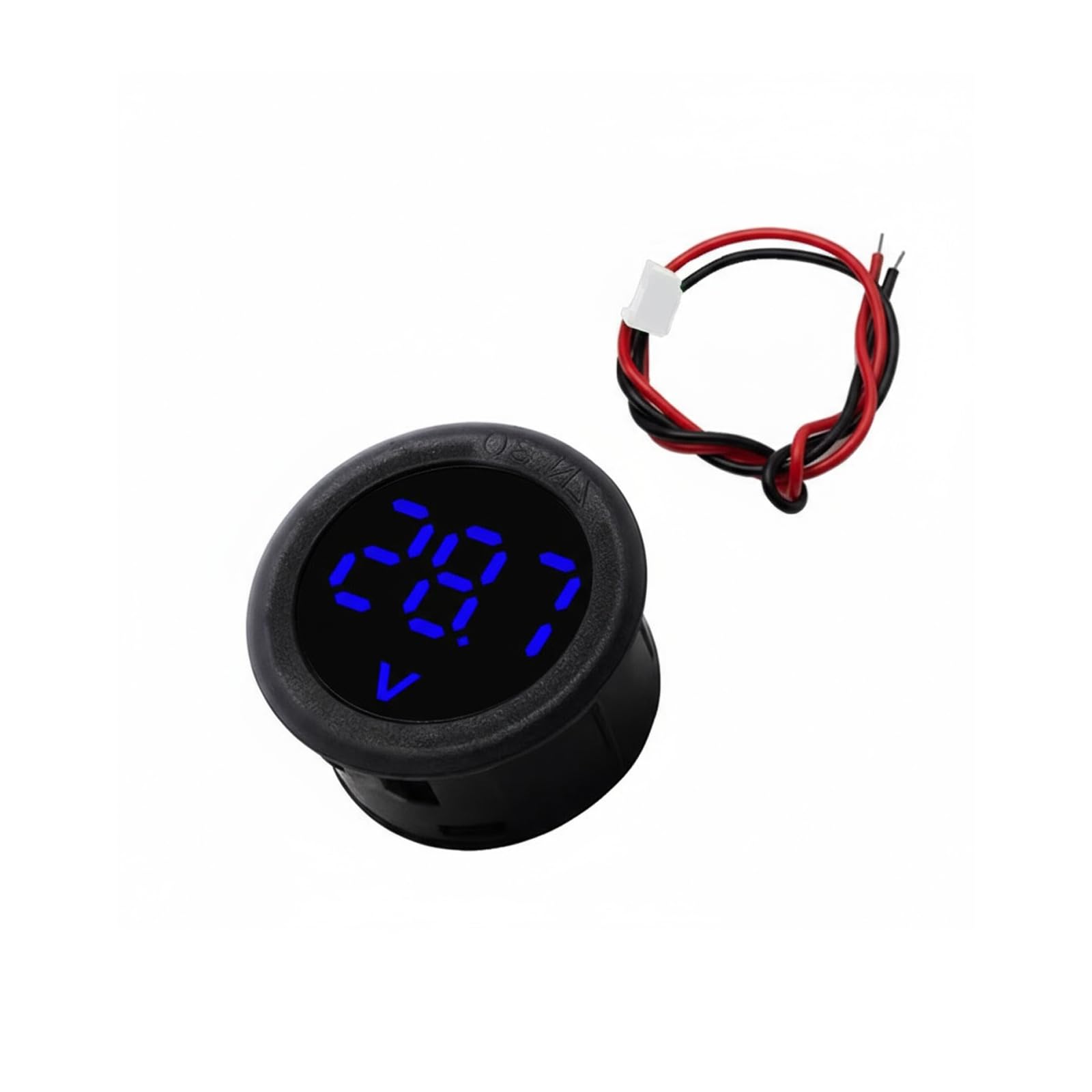 Voltmeter Round Voltmeter Meter Detector Tester 5-100V Gauge LED Digital Display Measurement Tool