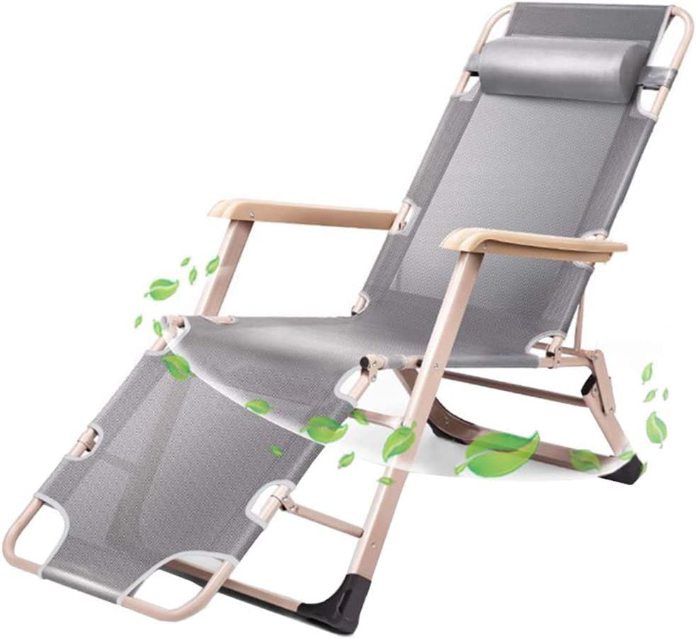 Chaise zéro gravité extra large avec appuie-tête rembourré de luxe