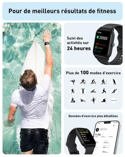 Montre connectée compatible Android et iOS Gydom pour ne plus rater vos appels - 5