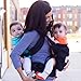 TwinGo Original Baby Carrier (Black, Blue & Orange) - Fully Adjustable Tandem Carrier and Separates into 2 Single Carriers for Men, Woman, Twins and Babies 10-45 lbs