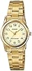 Casio LTP-V001G-9BUDF Standard Women's Wristwatch, Gold Yellow, Standard