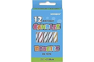 Magic Birthday Candles - Multicolor Spiral Festivities Await