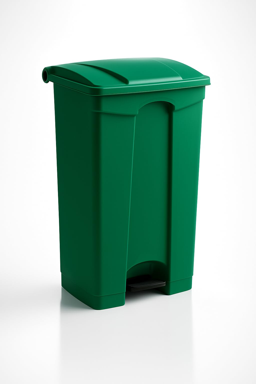 23 Gallon Step-On Trash Can Heavy-Duty Rectangular Indoor Waste Bin with Hinged Lid Non-Slip Foot Pedal for Offices