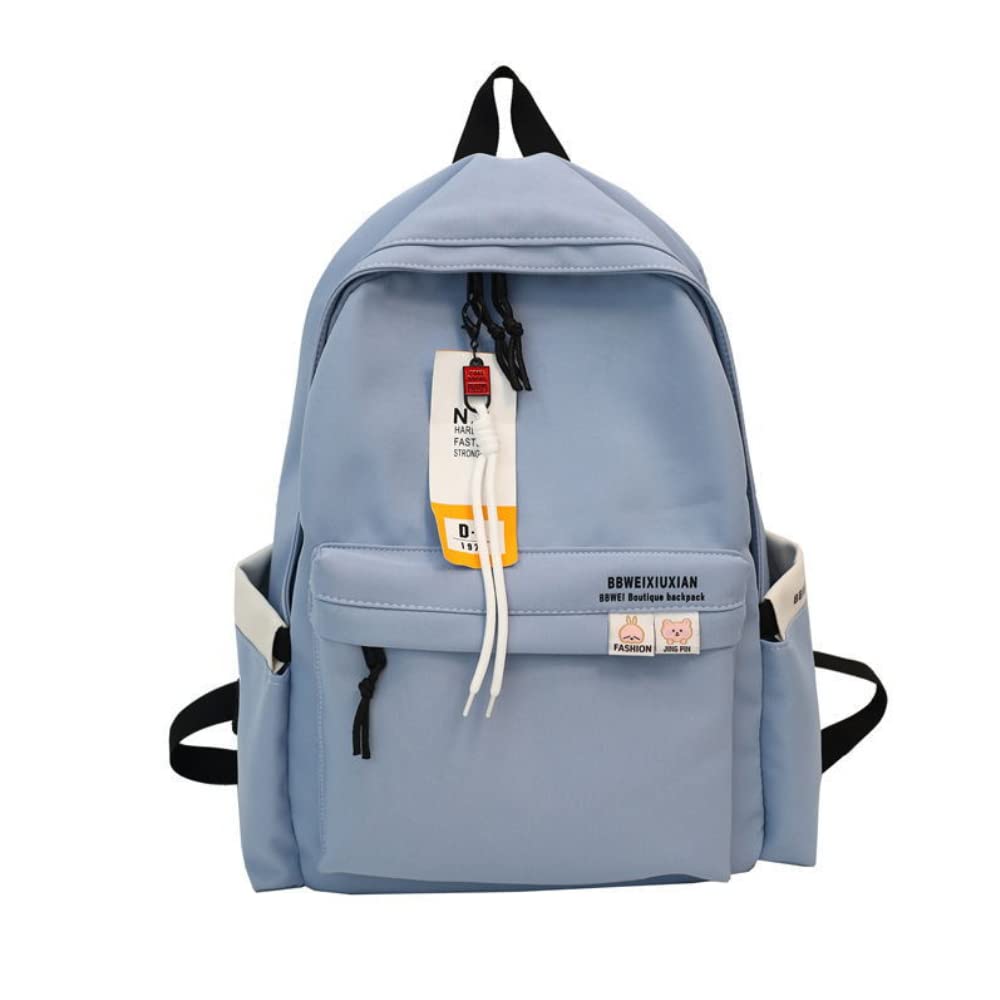 Laptop Backpack for School Travel Work Bookbag fits 15'' laptop Cute Safe Pockets Back to School (blue)