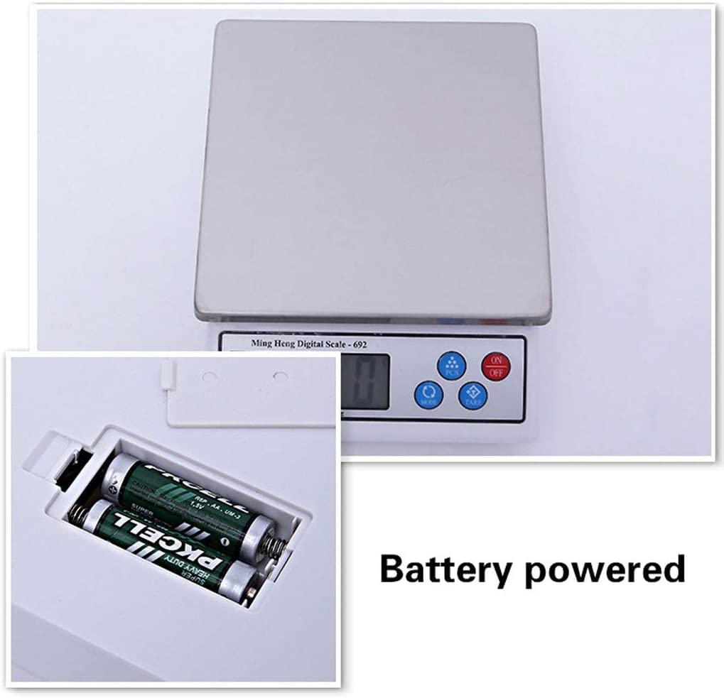 TAHALI Básculas de Cocina Electrónica Cocina electrónica Precisión 0.01G Joyería Digital Multifuncional Mini pesaje con Pantalla LED Medicinal for cocinar Hornear