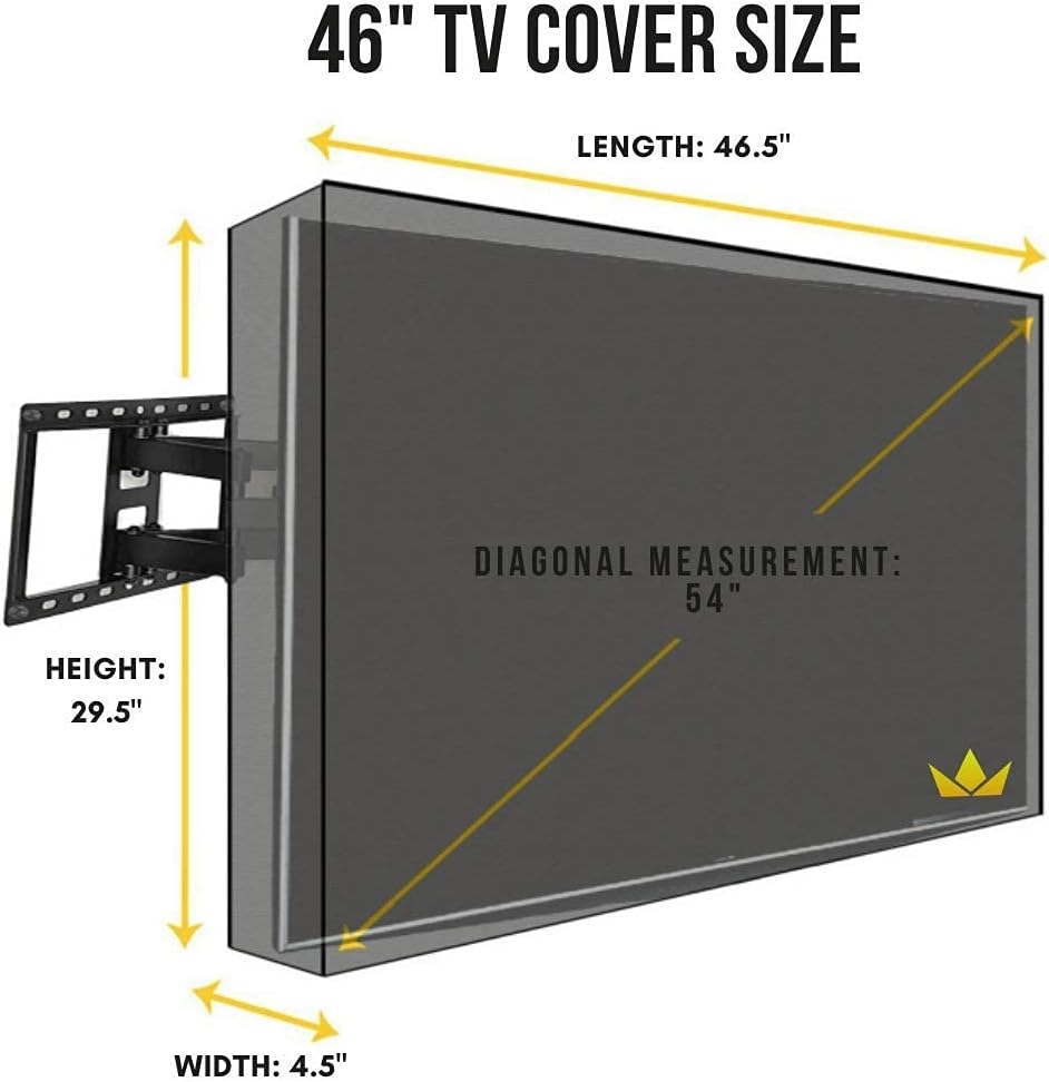 Tор Brаndѕ Lish Premium Waterproof Outdoor TV Cover 58 to 60 inches with Front Flap, Thick Fabric, Weatherproof Outdoor TV Enclosure for Outside Tv 70% оƒƒ Dіѕсоunt Lish Premium Waterproof Outdoor TV Cover 58 to 60 inches with Front Flap, Thick Fabric, Weatherproof Outdoor TV Enclosure for Outside Tv