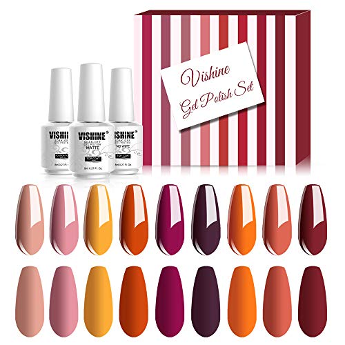 Set de Esmaltes en Gel Vishine 12 Piezas Colores Variados miniatura 4