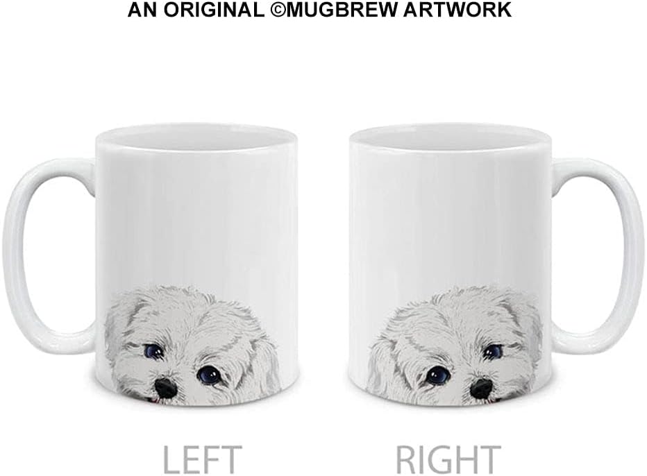 MUGBREW Maltese Dog Ceramic Coffee Mug Tea Cup, 11 OZ - Image 3