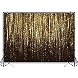 SweetieMorning Gold Glitter Background Photo Blackdrop for Photography Newborn Photo Props Party...