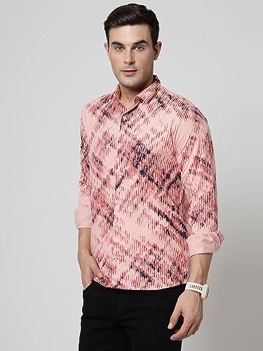 Image of ELYYORK Adwyn Peter Men's Cotton Printed Regular Fit Casual Shirt |Full Sleeve Shirt for men|shirt for men|men's shirt