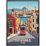 MJ-GRAPHICS® Poster Istanbul Kunstdruck historische Stadt 