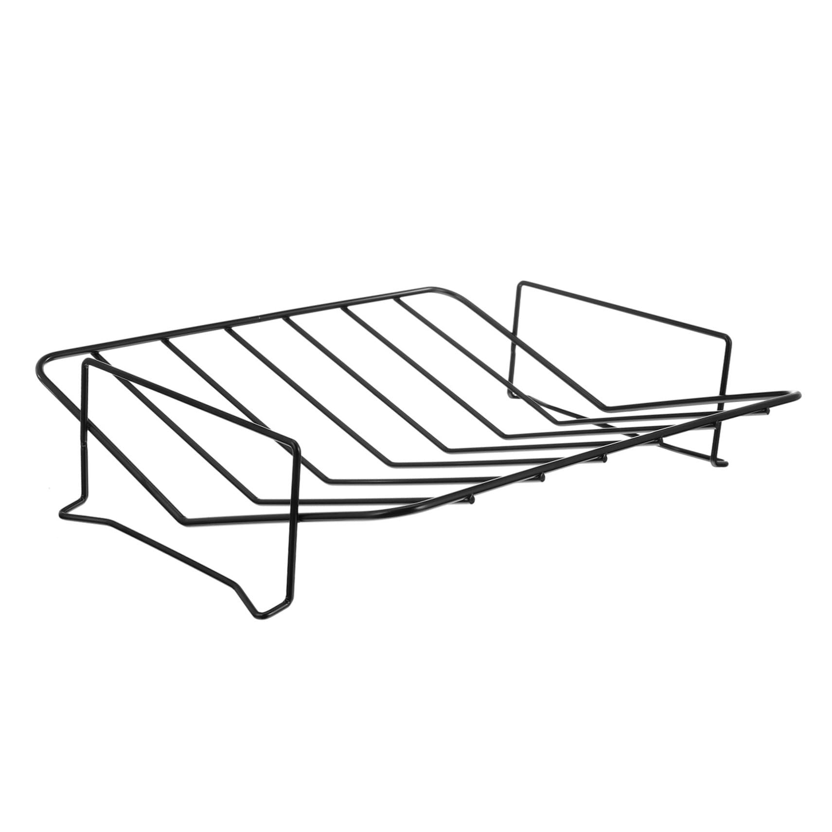 TOYANDONA Supporto Leggero e Portatile Nero in Acciaio al Carbonio per Barbecue per attività All'aperto, Griglia per Pollo, Agnello e Bistecca
