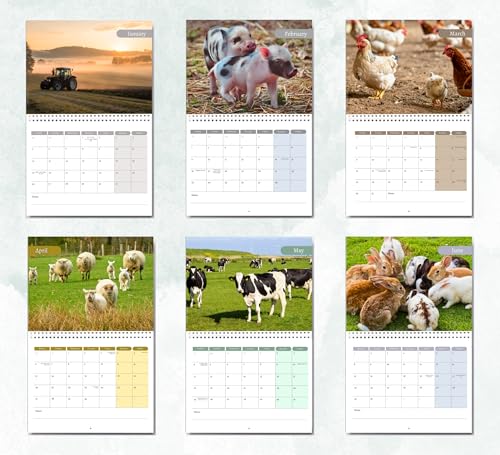Boyce Publishing Calendrier mural mensuel 2027 avec notes, format A4 à suspendre, avec dates clés et jours fériés – vue 3