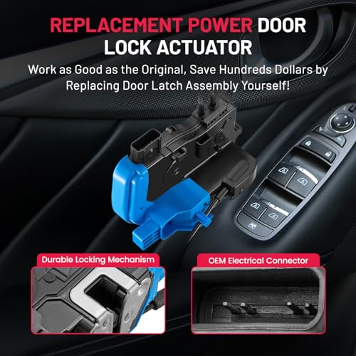 Image of SYERAL Door Latch Lock Actuator FR Front Right Passenger Side Latch Motor Compatible with Hyundai Veloster 2012-2017 Replaces 81320-2V030