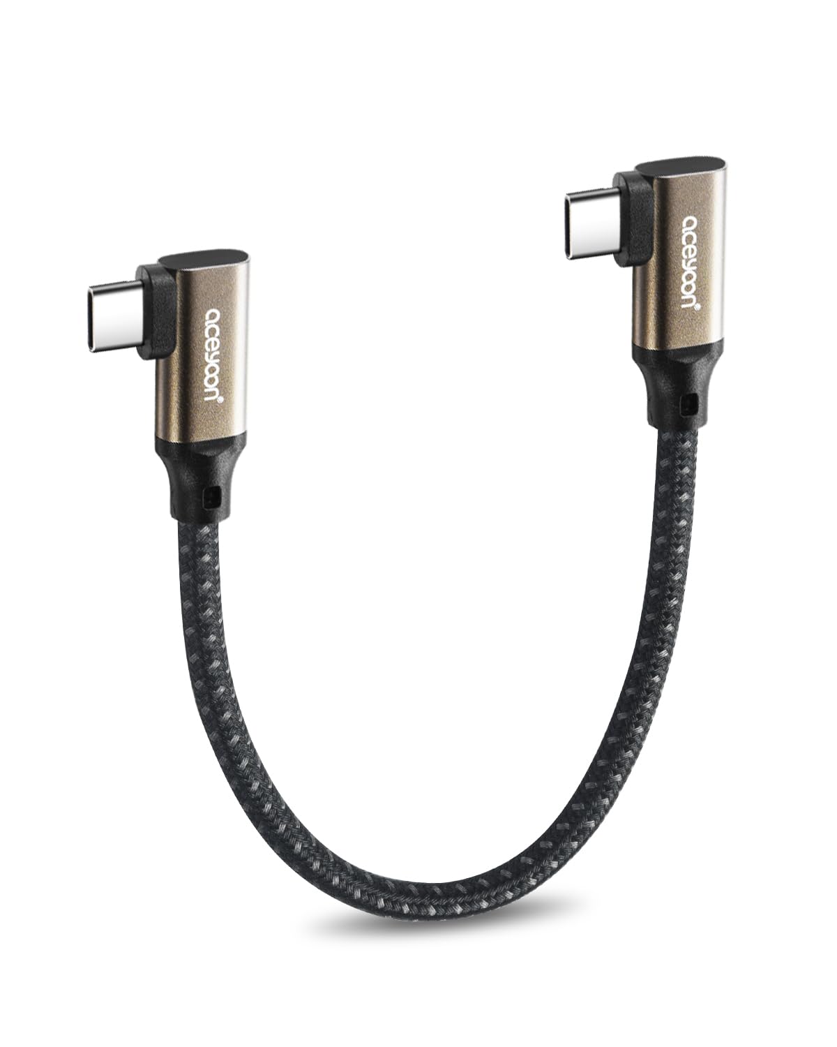 Amazon.co.jp: aceyoon USB Type C ケーブル 15cm 最大60W L型 オス to