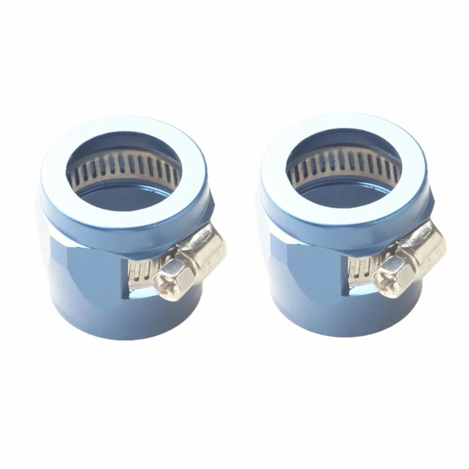 Dsfihjo Color 3 An4 Hose Finisher Flexible Pipe Clamp 2Pcs Hose Clamp An4 Fuel Pipe Clip Oil Water Tube Fittings Finisher Clamps Hex Finishers(Color 3 An4)