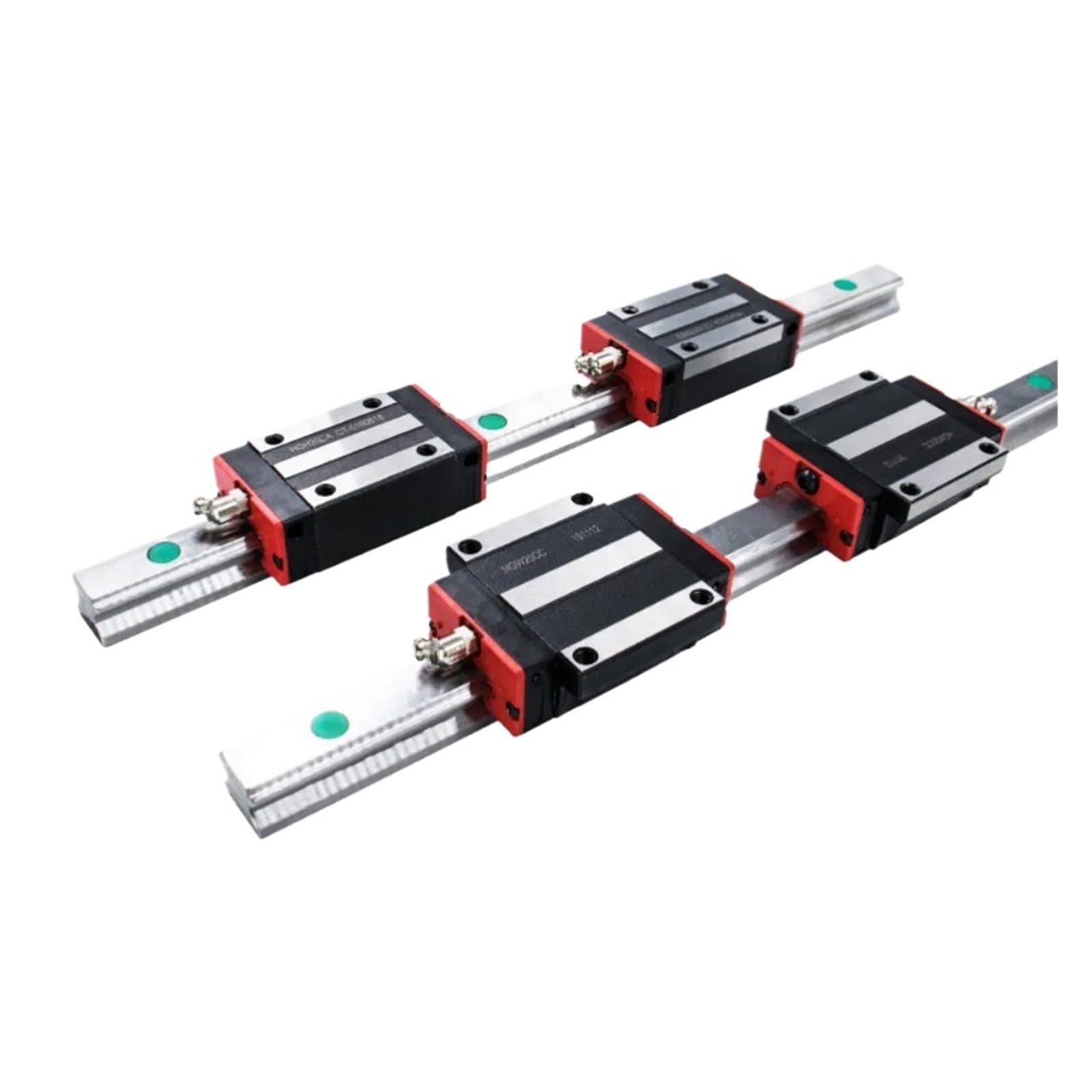 CNC guide 2pcs HGR25 linear square rail 200mm-1000mm + 4pcs slides carriages HGH25CA or HGW25CC for CNC parts catholic(HGW25CC,350mm)