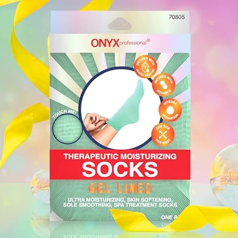 Onyx Professional Gel Moisturizing Socks Cover