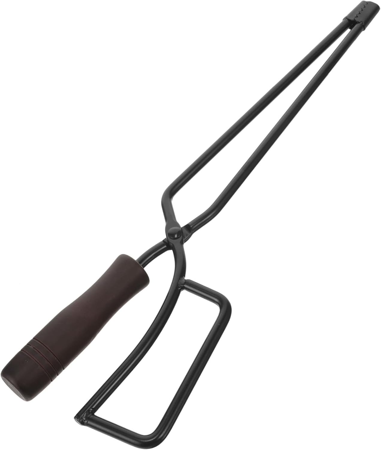 Abaodam Outdoor Fireplace Tong Heavy Duty Bbq Tongs for Camping Fire Pit and Grill Firewood Grabber with Thick Handles for Safe Handling and Control