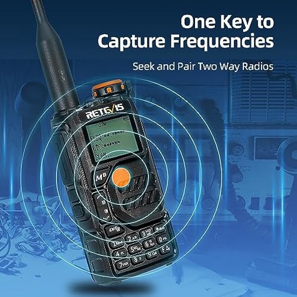 Retevis RA79 Walkie Talkie, двухдиапазонная любительская рация с аккумулятором 1400 мАч, 2 м/70 см/FM/AM, поддержка VFO/CPS/Chirp, охотничья и туристическая рация