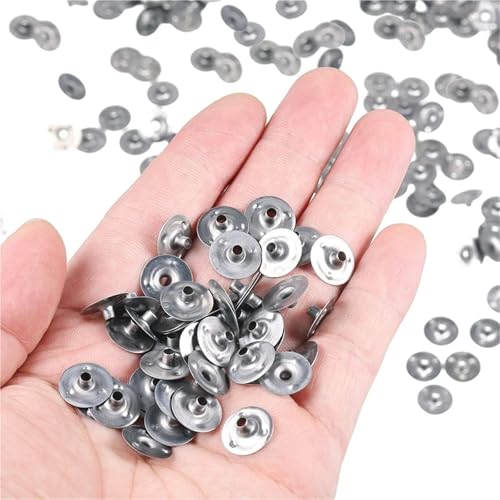 Metal para mechas de vela con base 1000 piezas miniatura 3