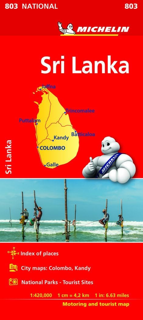Sri Lanka National Map 803: Map