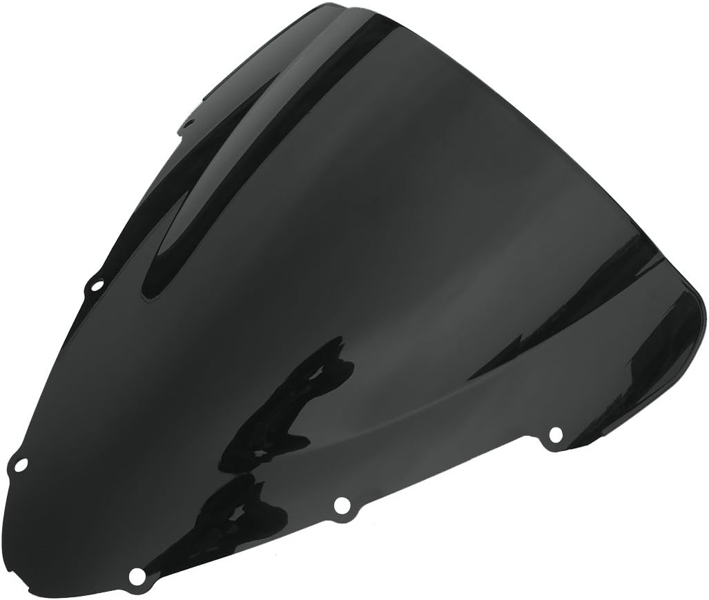 XMT-MOTO Windshield Windscreen fits for CBR600 F4I 2001 2002 2003 2004 2005 2006 2007 2008,Black