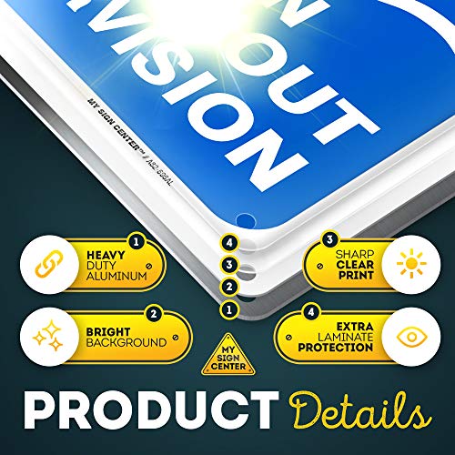 No Children Swiming Without Adult Supevision Sign, 10" X 14" 0.40 Aluminum, Fade Resistance, Indoor/Outdoor Use, Usa Made By My Sign Center #TOP3