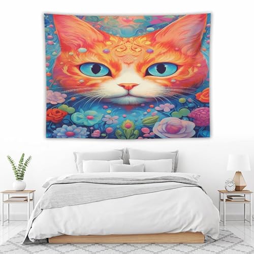 Tenture murale tigre PAZZK | Idée cadeau décoration originale - 5