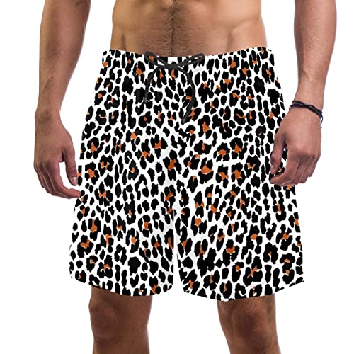 Maillots de bain hommes JDEZ short de plage séchage rapide léopard