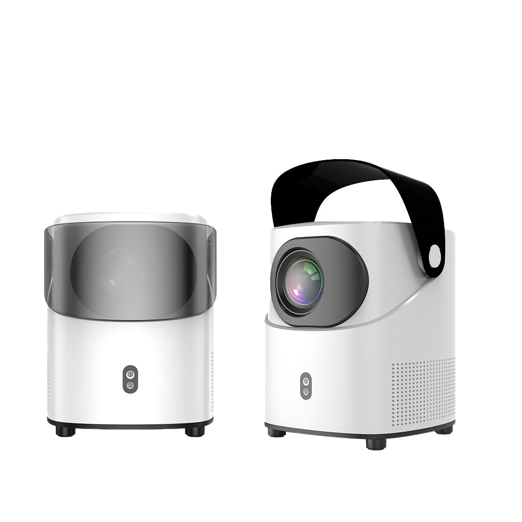 Unitedtime Portable Projector Native 1080P Support 4K Built-in Handheld Mount with WiFi and Bluetooth 12000 Lumens for Home Theater Support HDMI USB PC TV Box iOS and Android Phone (T2-image-23