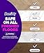 4-Layer Super Absorbent Pad Refills for Swiffer Wet Jet Mop, Heavy Duty & No-Shedding Mopping Pads Refill, Disposable Streak-Free Cleaning for All Sealed Floors 60 Pack