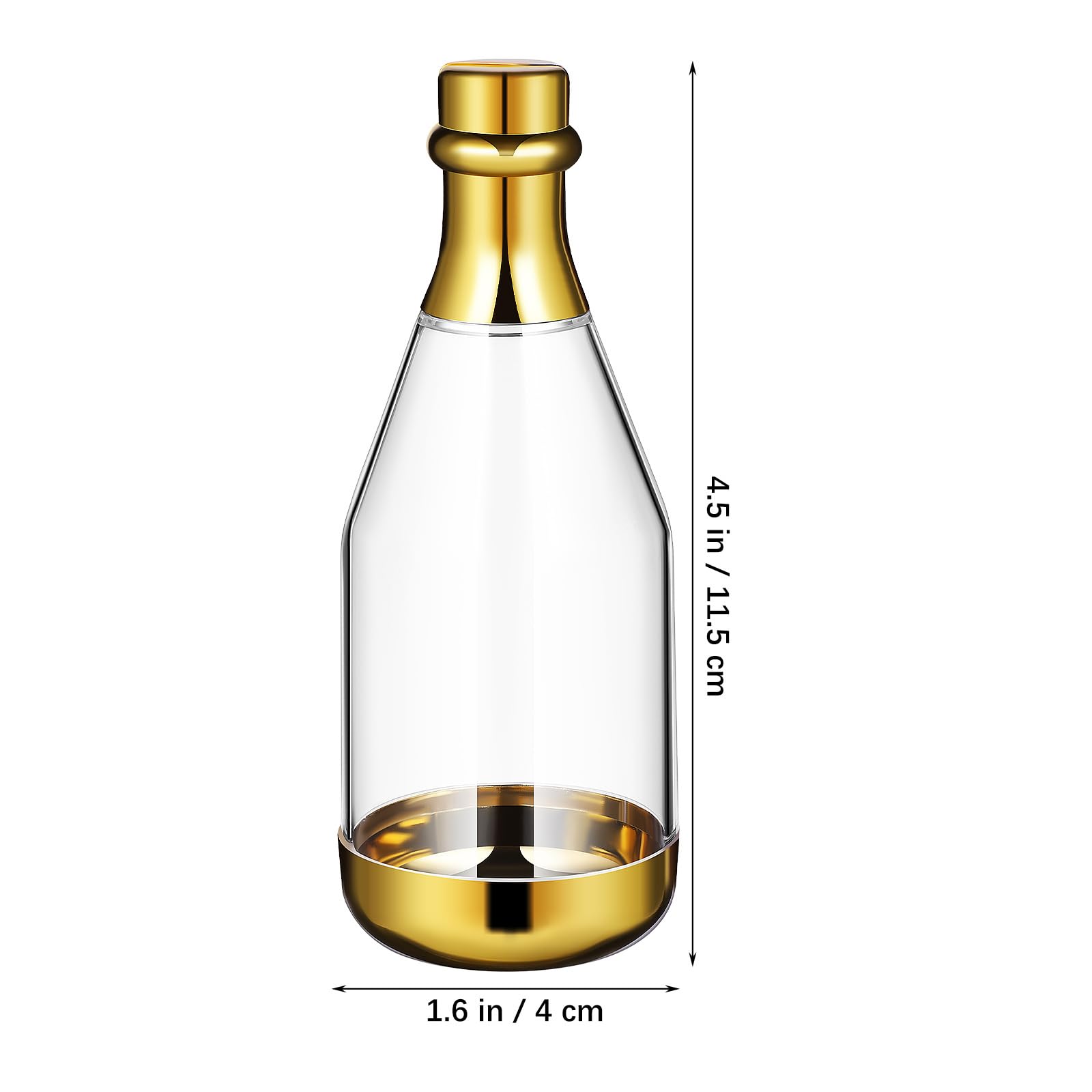 TOYANDONA Lot de 20 bouteilles de champagne - En plastique - Pour fête prénatale, fête nuptiale, mariage, fête d'anniversaire