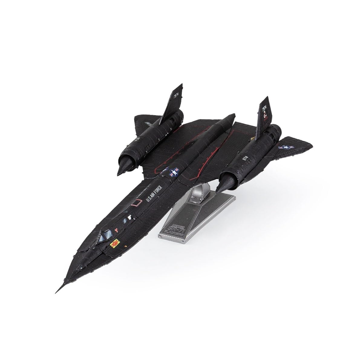 Metal Earth SR-71 Blackbird Color 3D Metal Model Kit Fascinations
