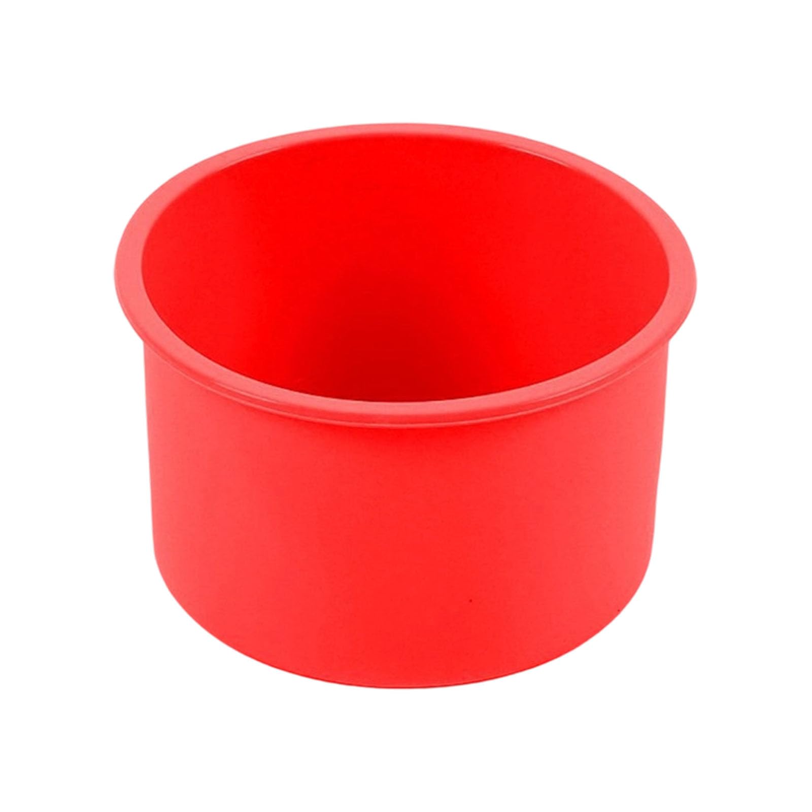 Tsophreniq Cooks Approved 6 Inch Silicone Round Baking Pan Dessert Making Equipment Cake Mold for Effortless Cake Removal Round Pan